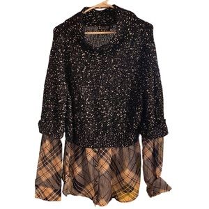 New York & Company very unique sweater blouse, EUC, XL, great fall fit! $38